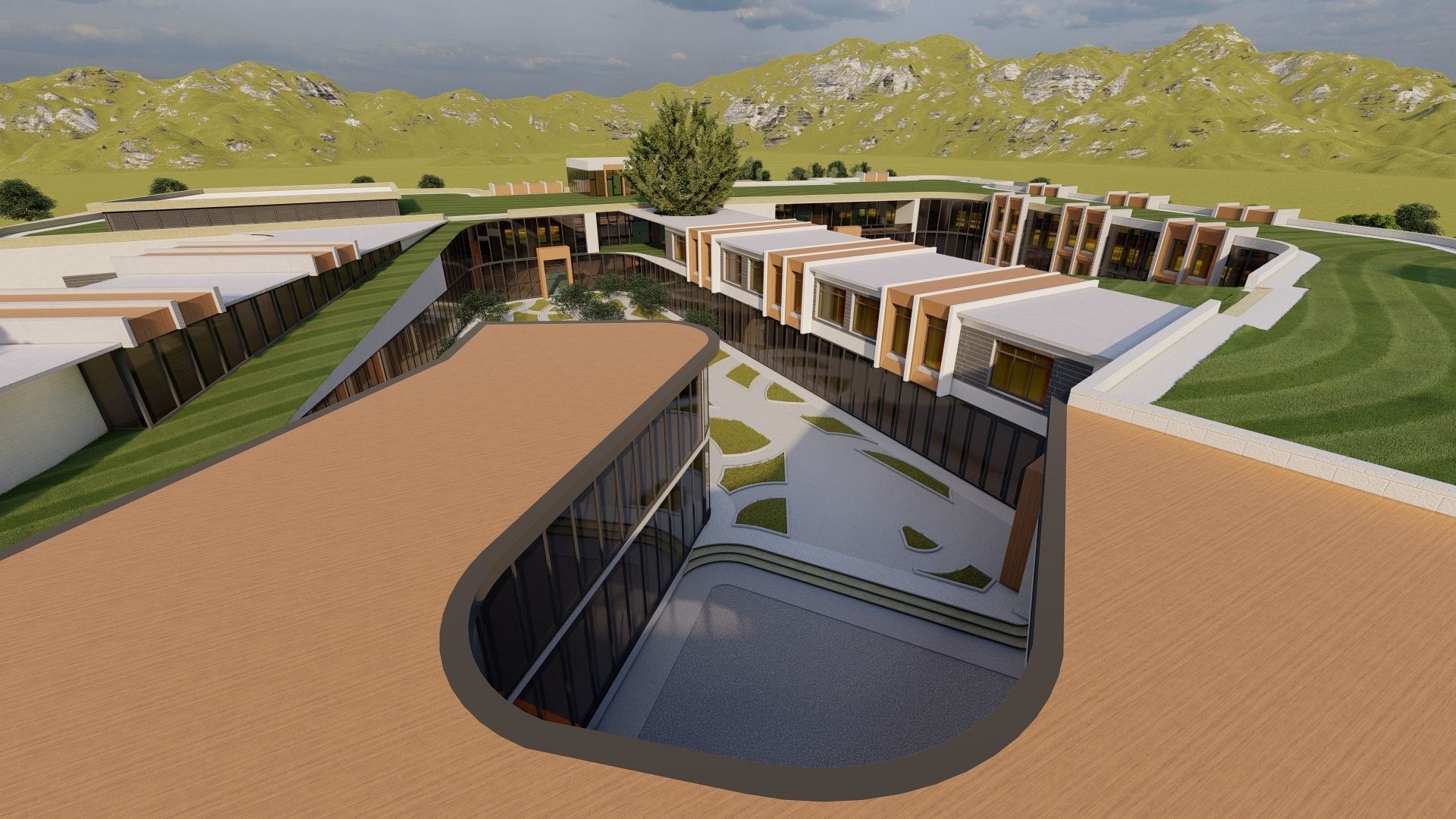School-University High School 3D model_11