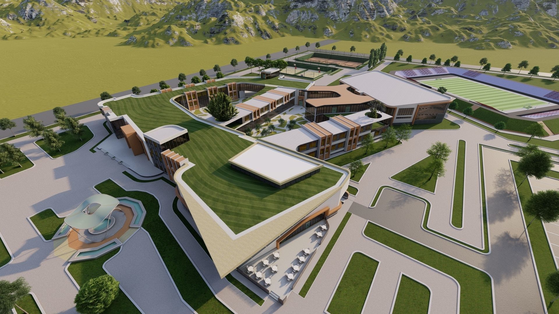 School-University High School 3D model_9