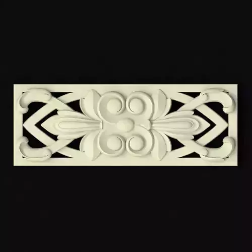 Central decor ornament for furniture