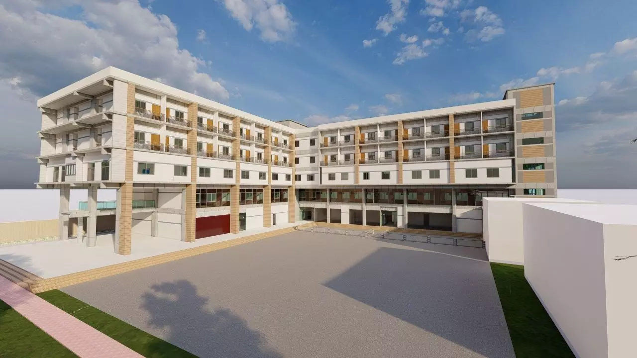 School-University- High School 3D model