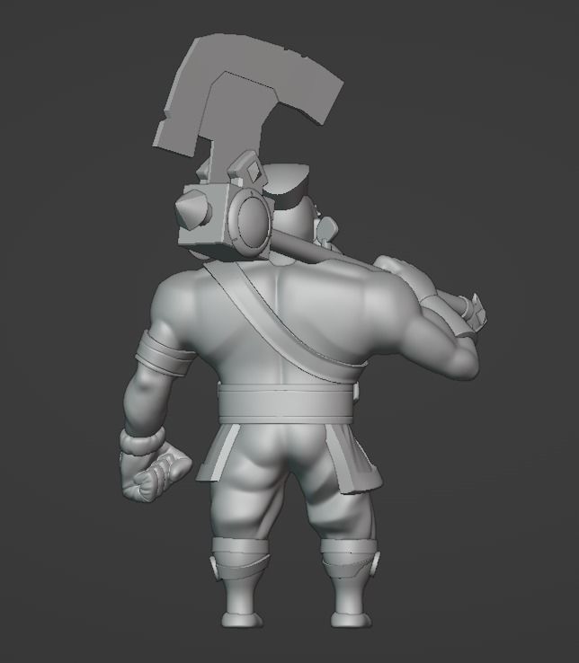  Viking Art Toy 3D model_4
