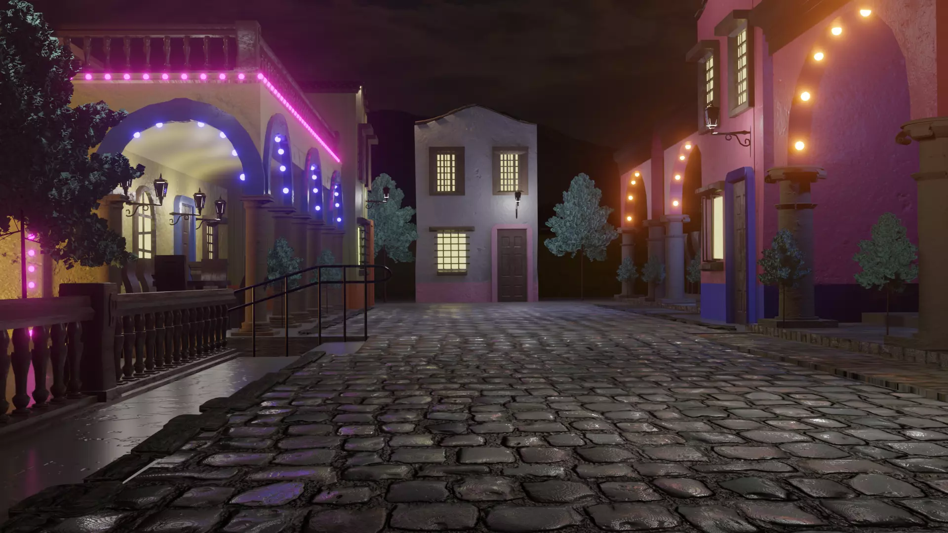 COCO DISNEY ENVIRONMENT 3D model_0