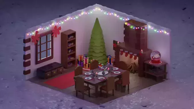 Christmas Design Environmet 3D model