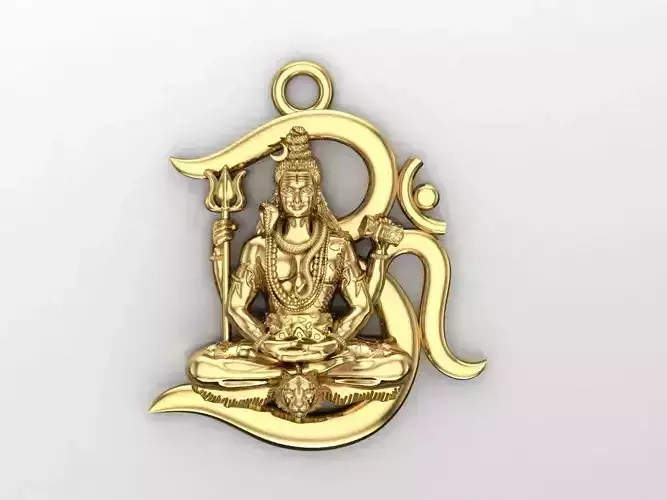 LORD SIVA PENDENT 3D print model