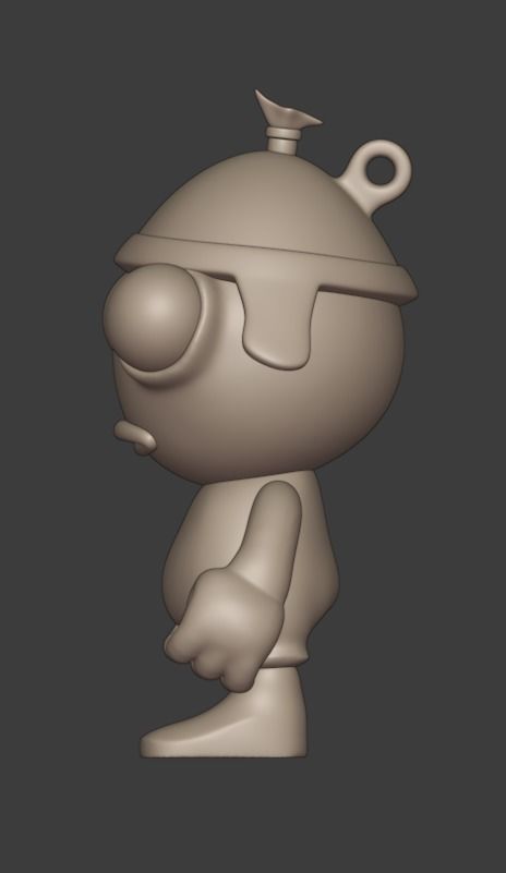 FORTNITE BACKPACK FISH FUNKO POP 3D print model_3