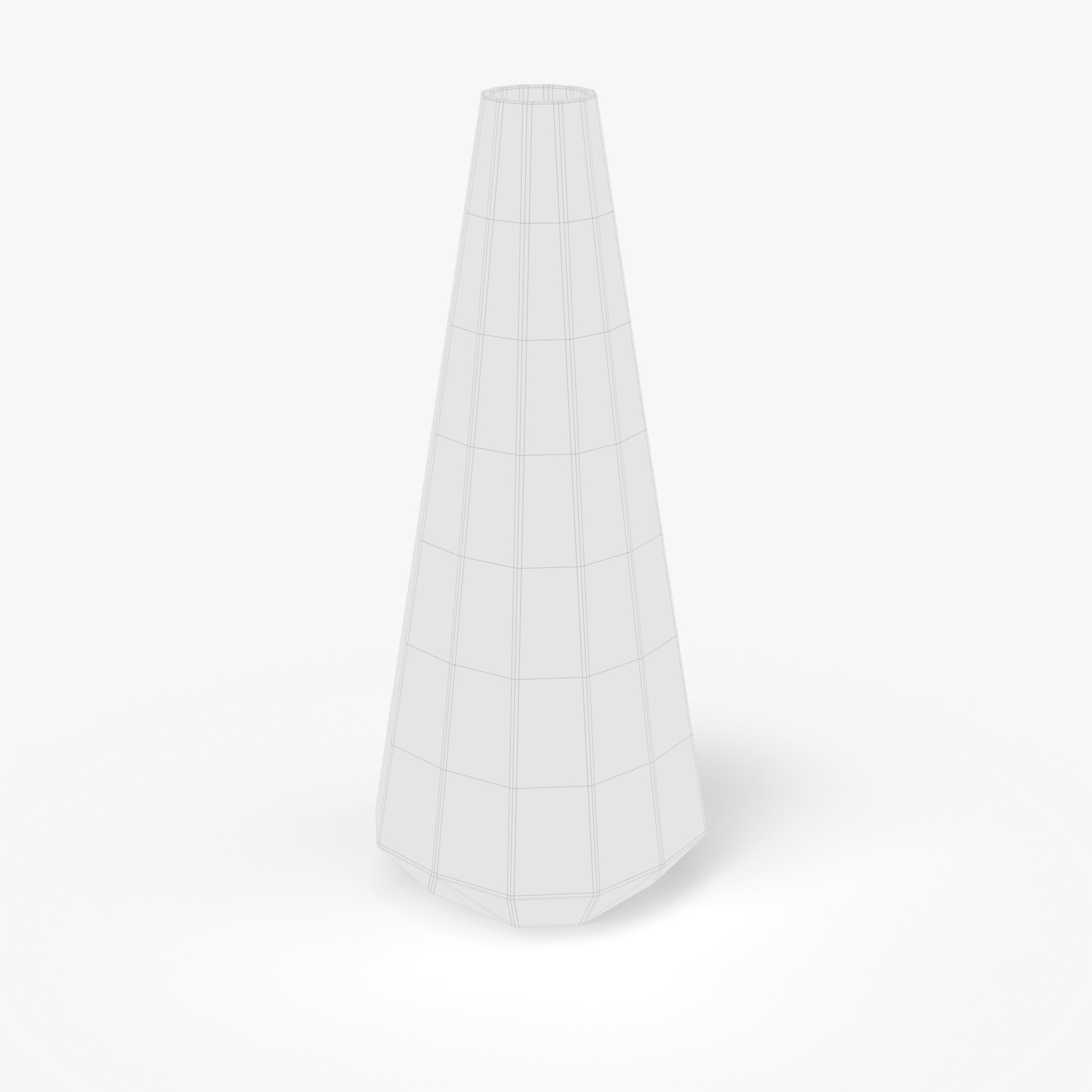 Tiffany Tapered vase 3D model_36