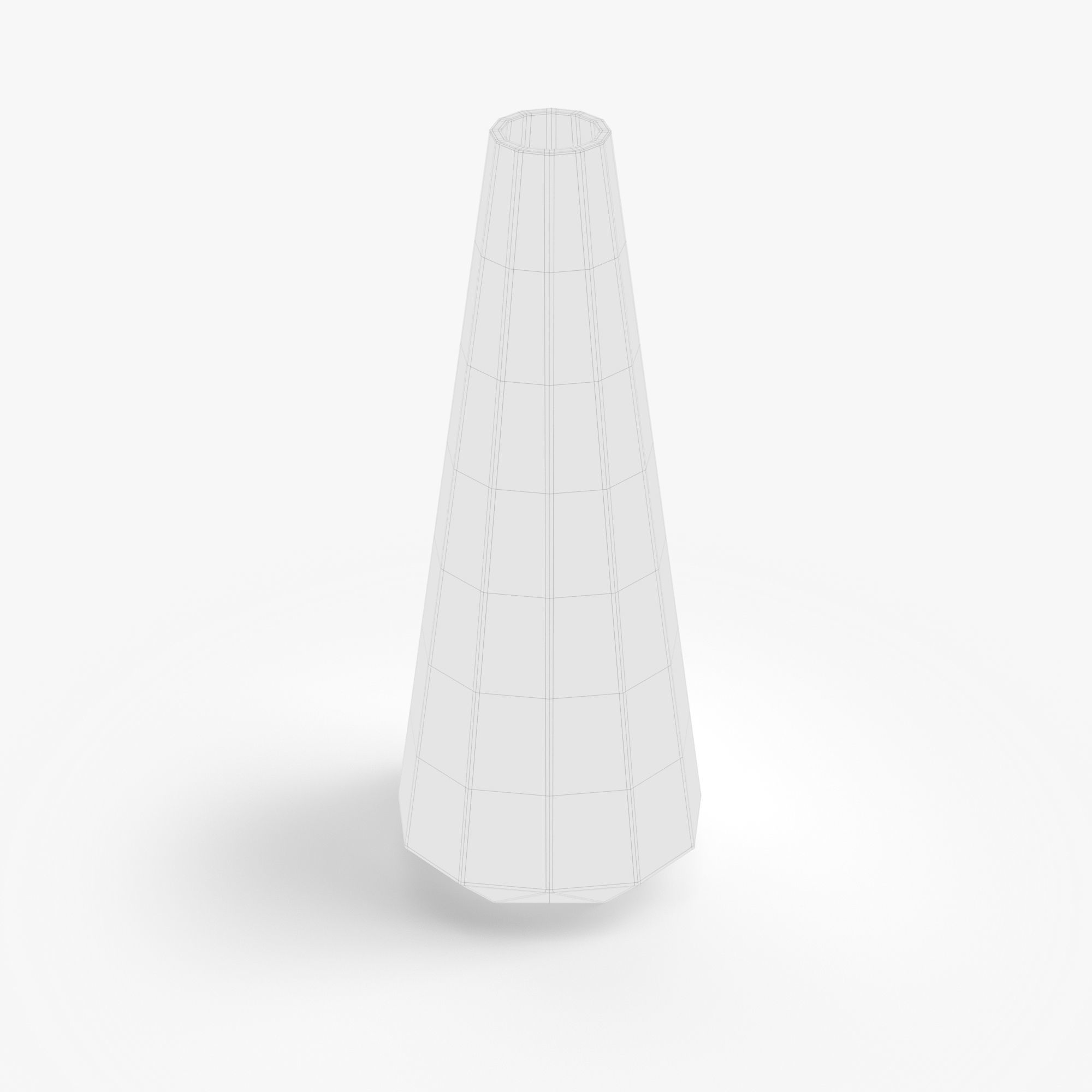Tiffany Tapered vase 3D model_34