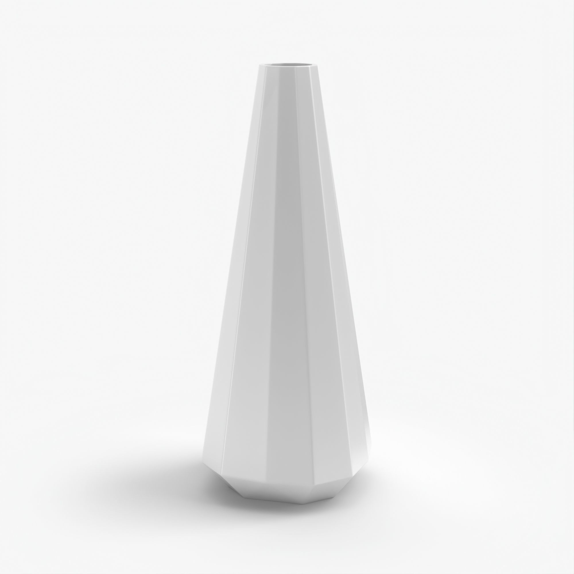 Tiffany Tapered vase 3D model_8