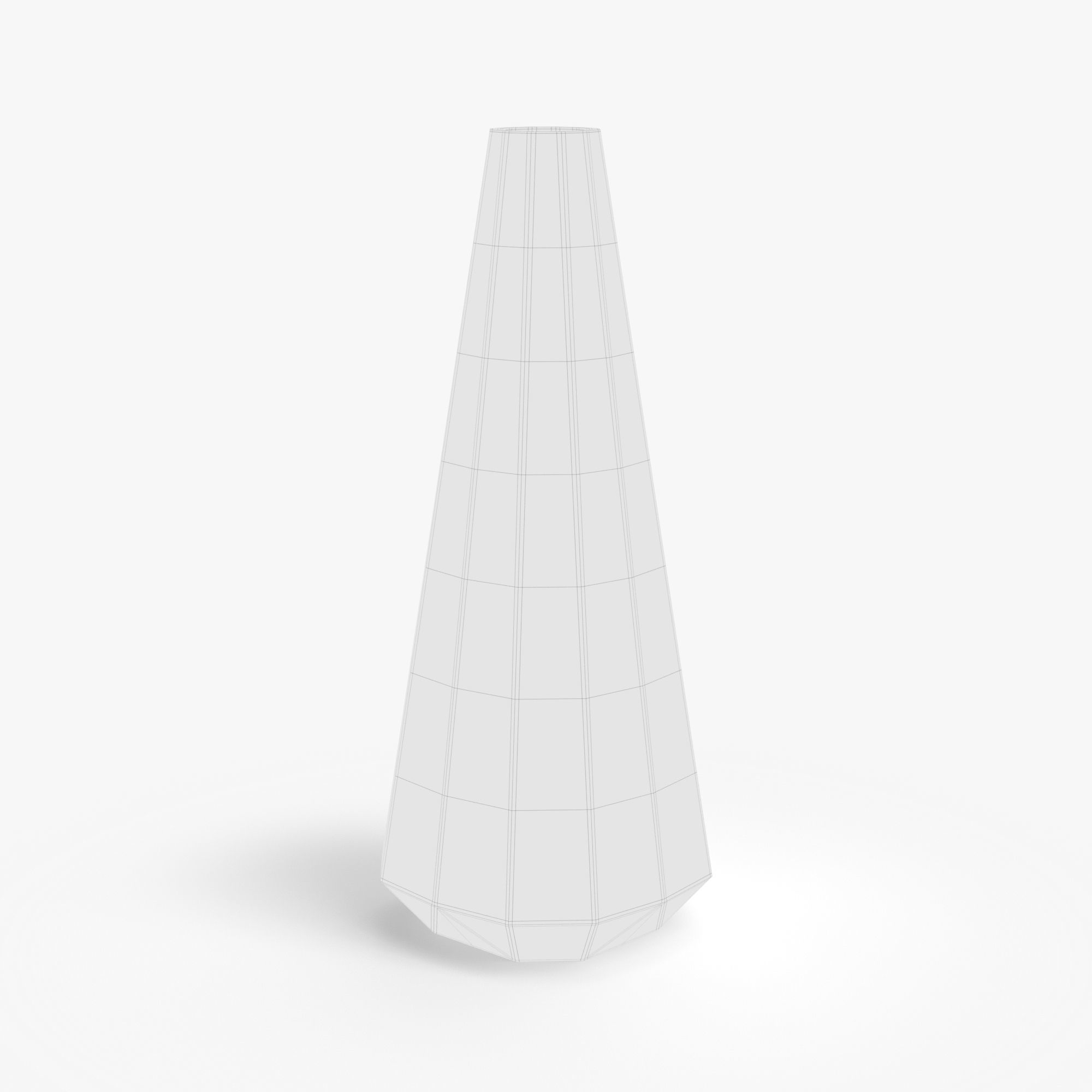 Tiffany Tapered vase 3D model_33