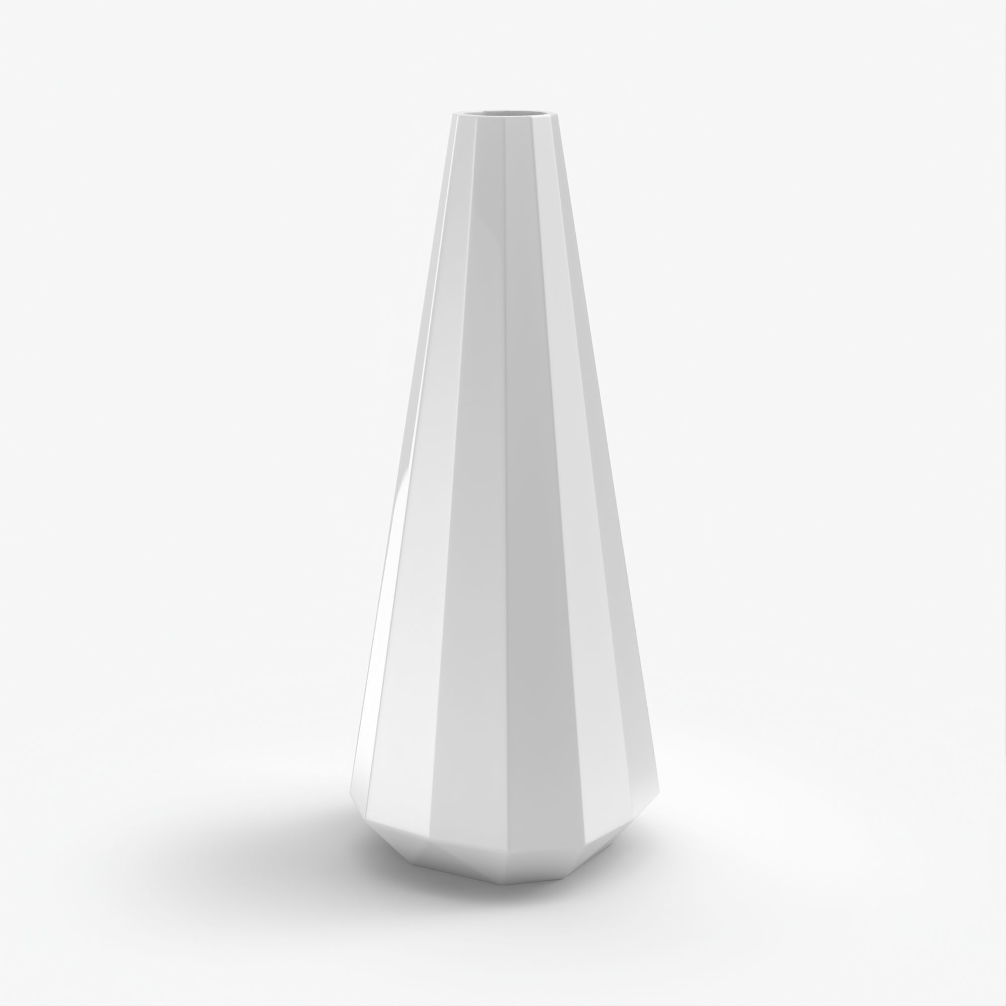 Tiffany Tapered vase 3D model_9