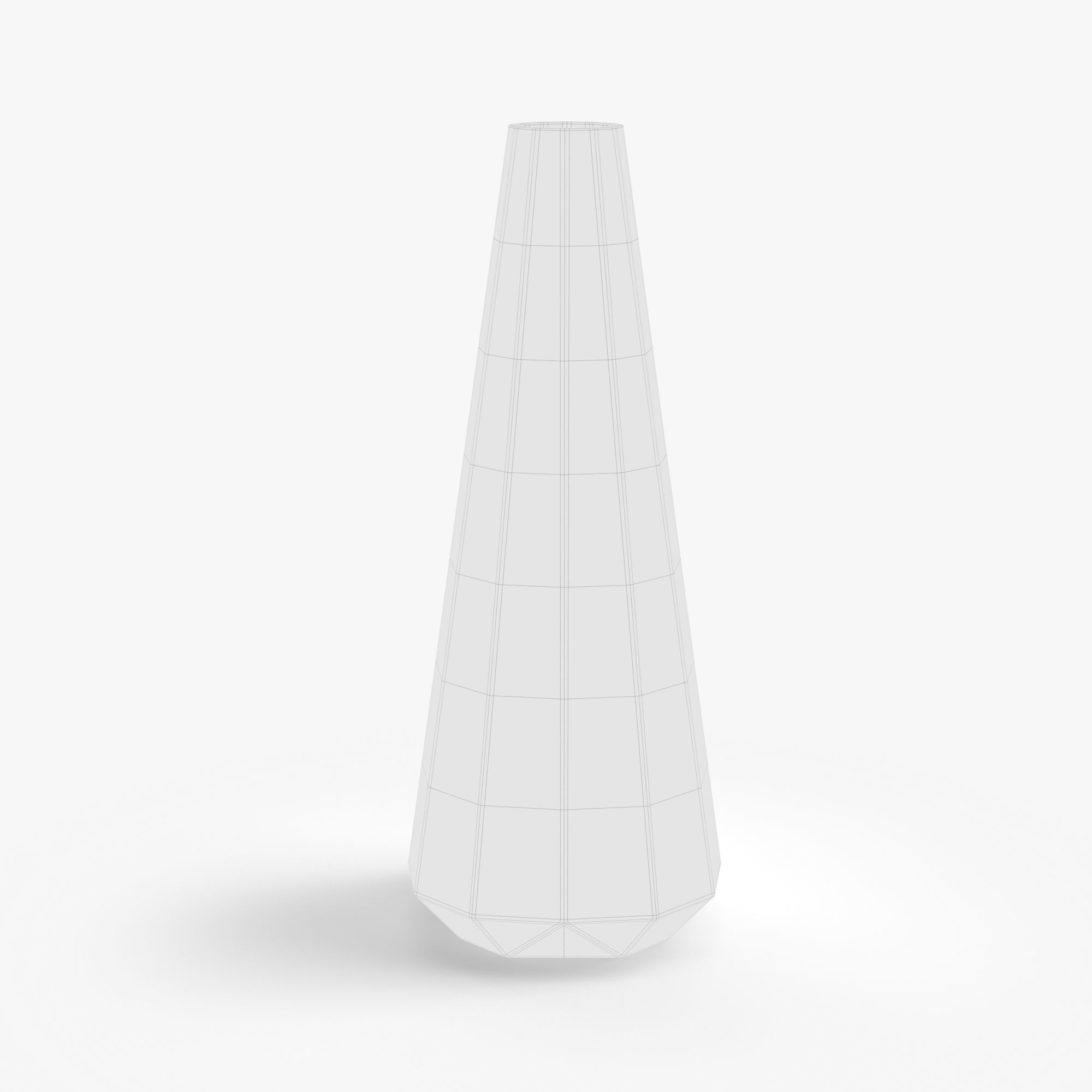 Tiffany Tapered vase 3D model_32