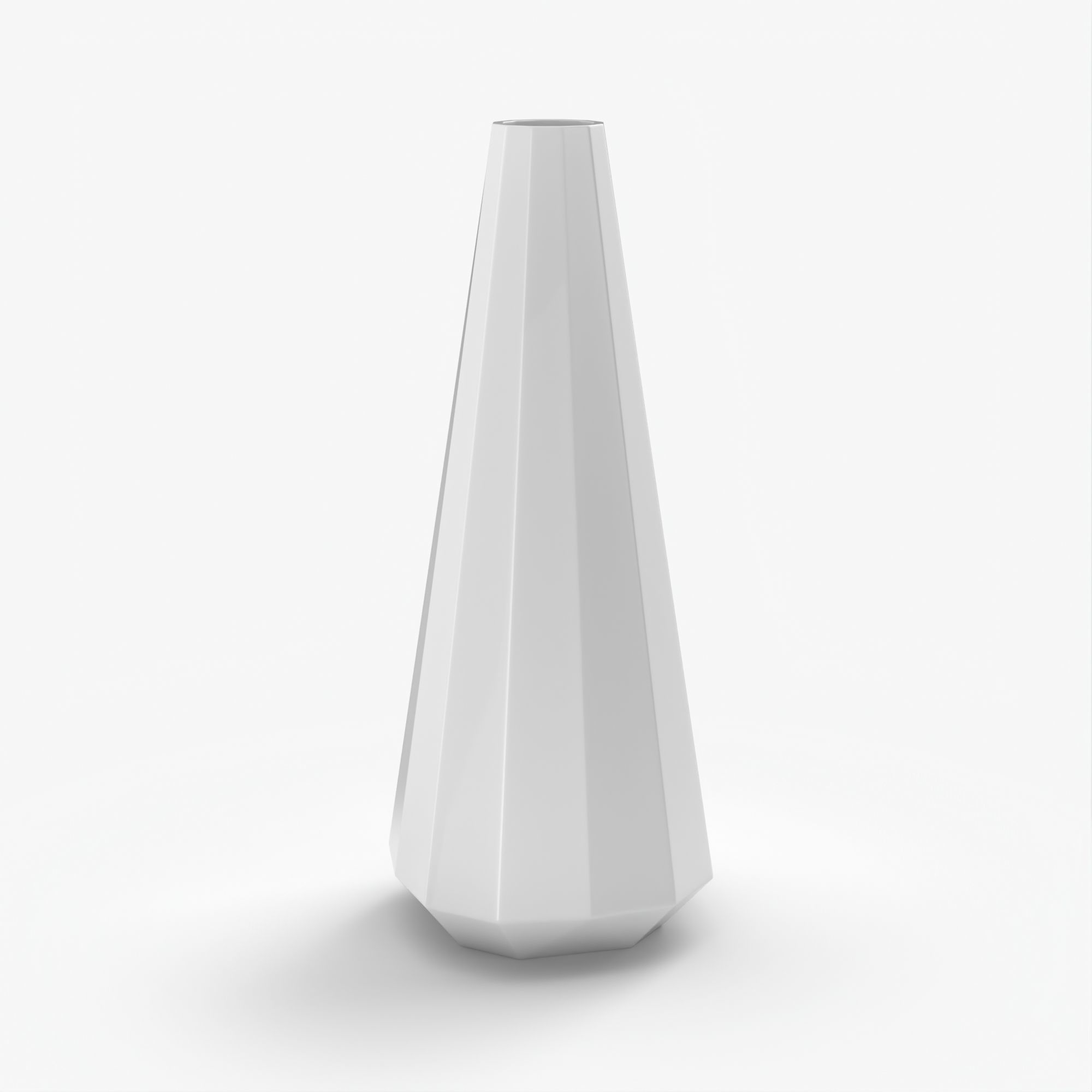 Tiffany Tapered vase 3D model_12
