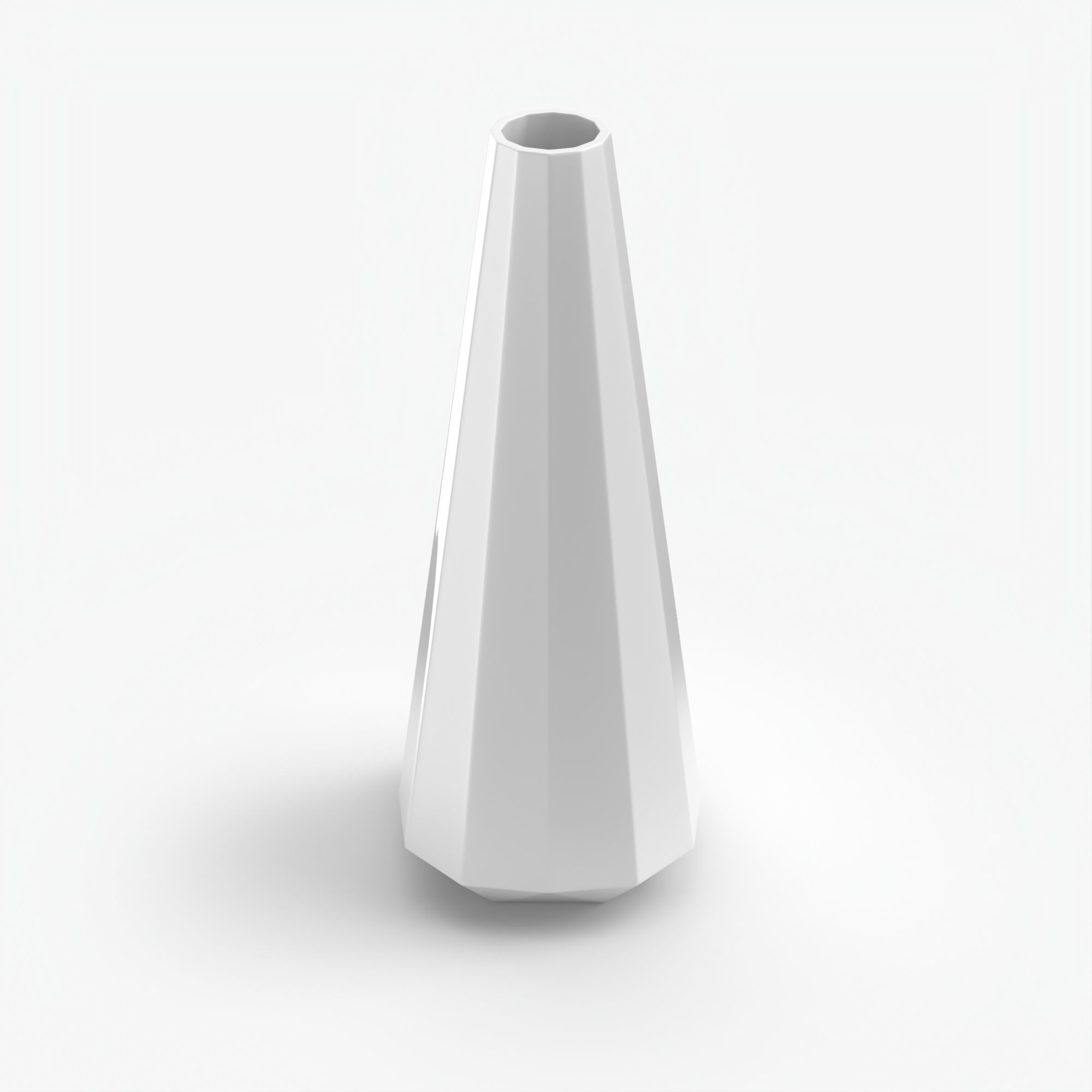 Tiffany Tapered vase 3D model_3