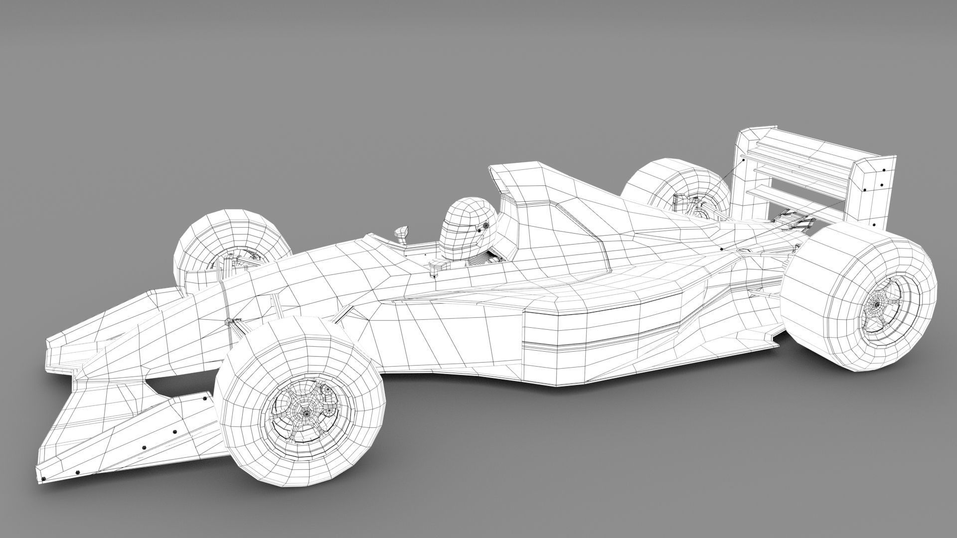 JORDAN 191 Formula-1 3D model_5