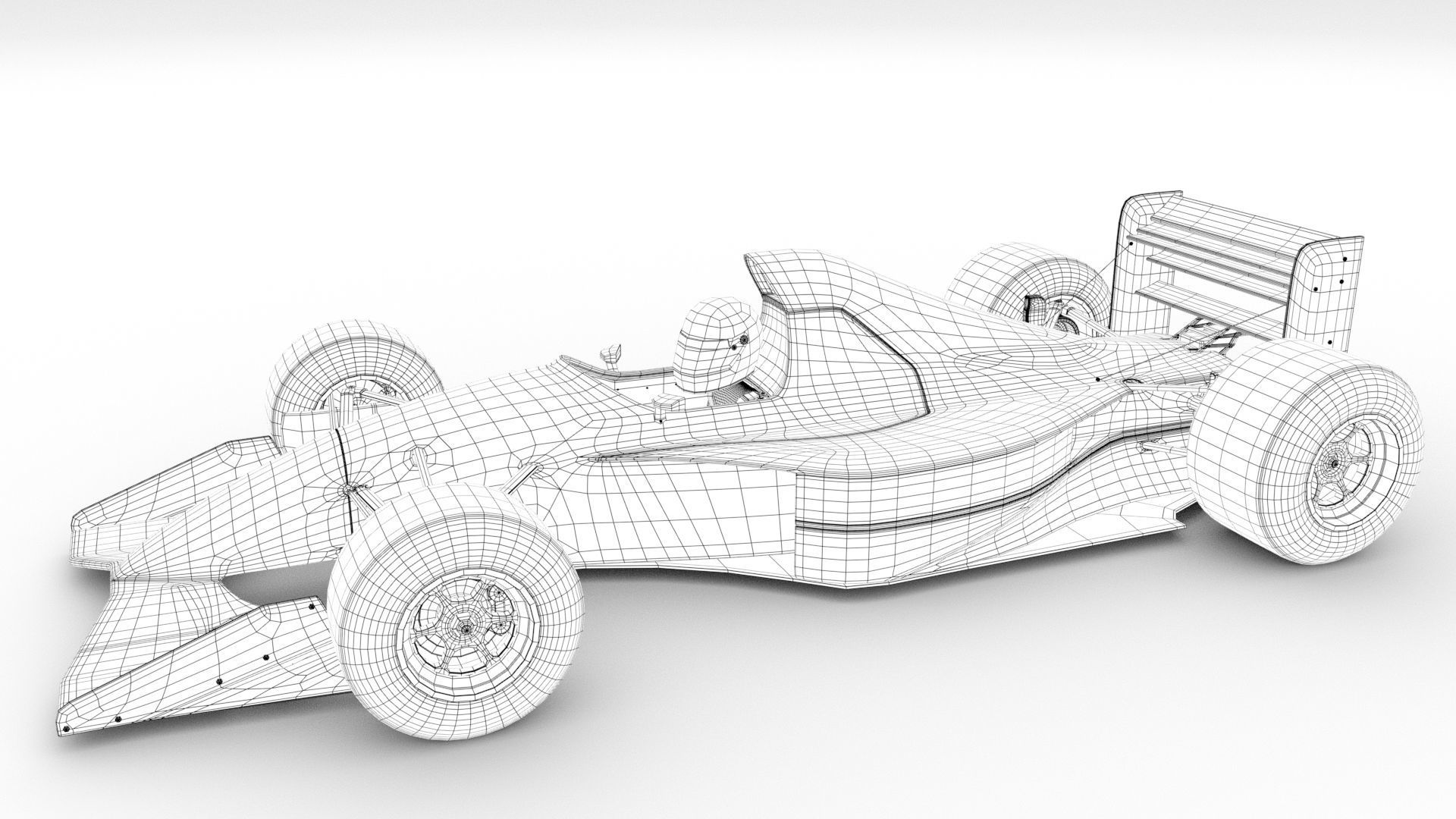 JORDAN 191 Formula-1 3D model_7