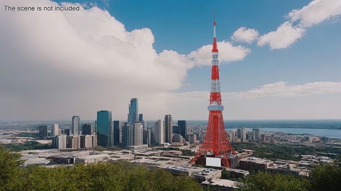 Tokyo Tower Structure 3D model 2