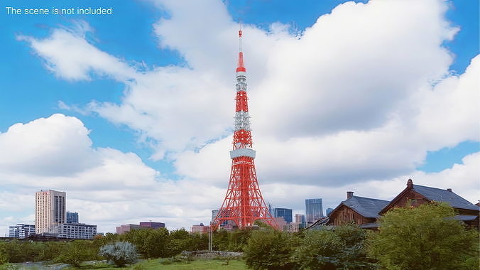 Tokyo Tower Structure 3D model