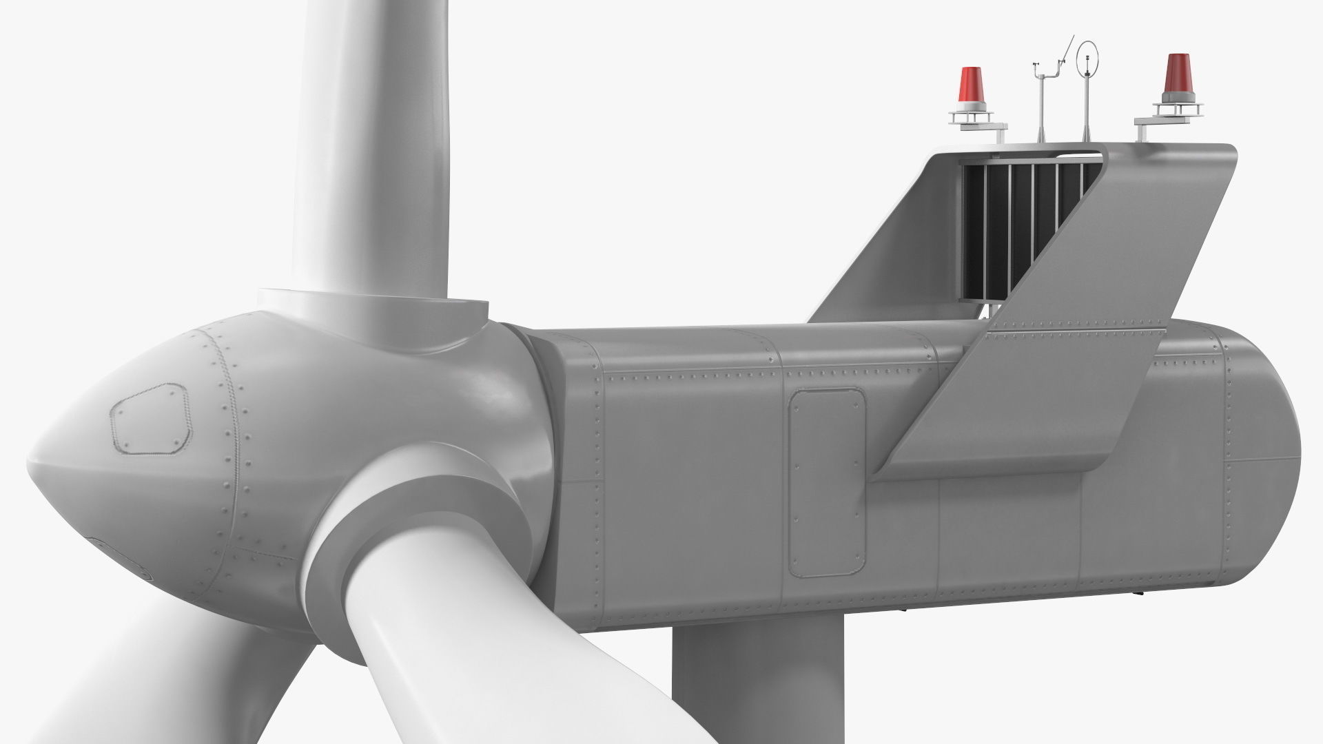Vestas Horizontal Axis Wind Turbine 3D model_10