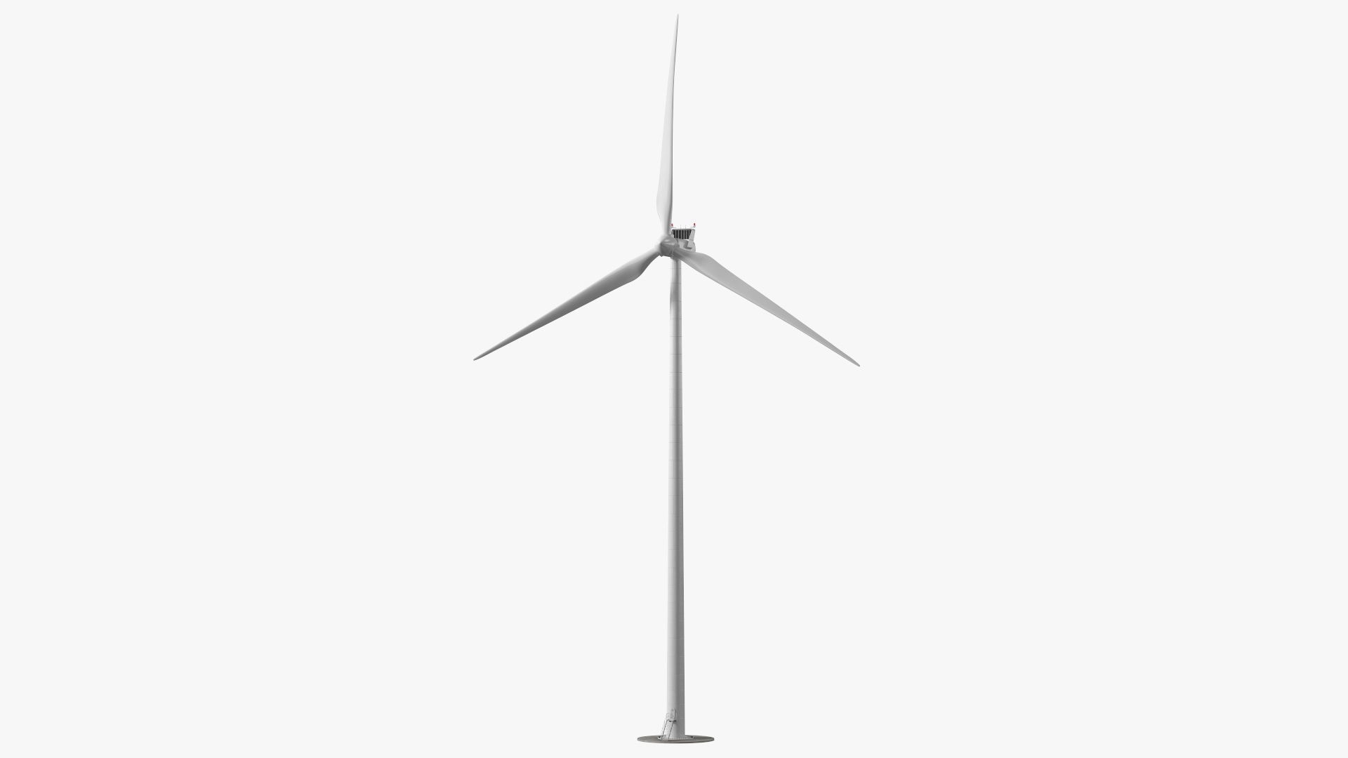 Vestas Horizontal Axis Wind Turbine 3D model_6