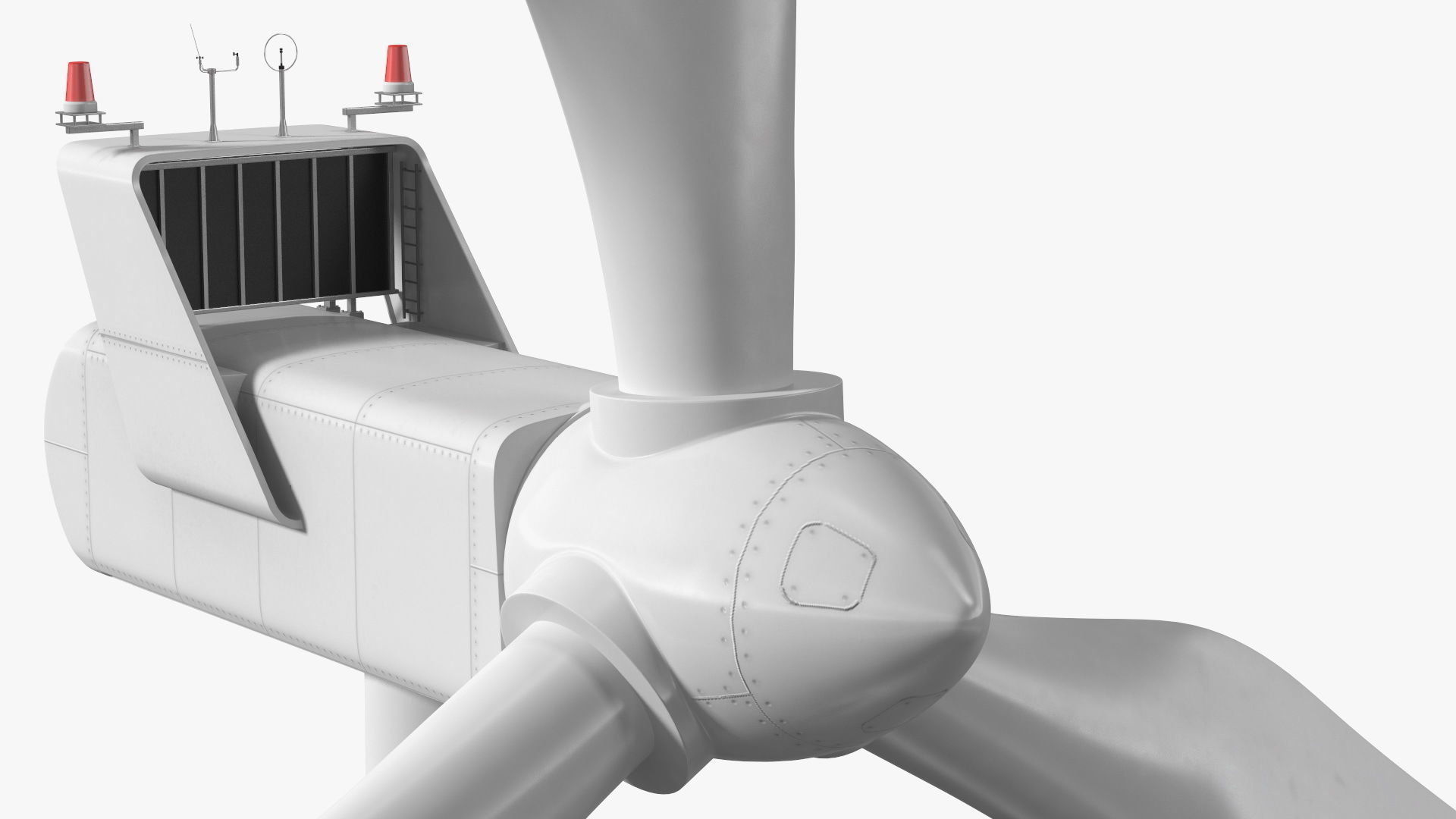 Vestas Horizontal Axis Wind Turbine 3D model_11