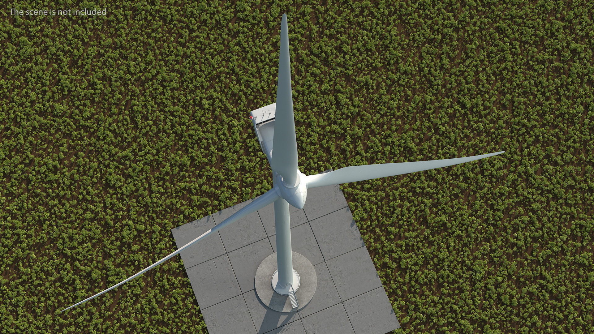 Vestas Horizontal Axis Wind Turbine 3D model_5