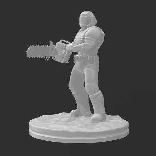 Doom Eternal Doom Marine and Doom Slayer Sentinel Presupported 3D print model