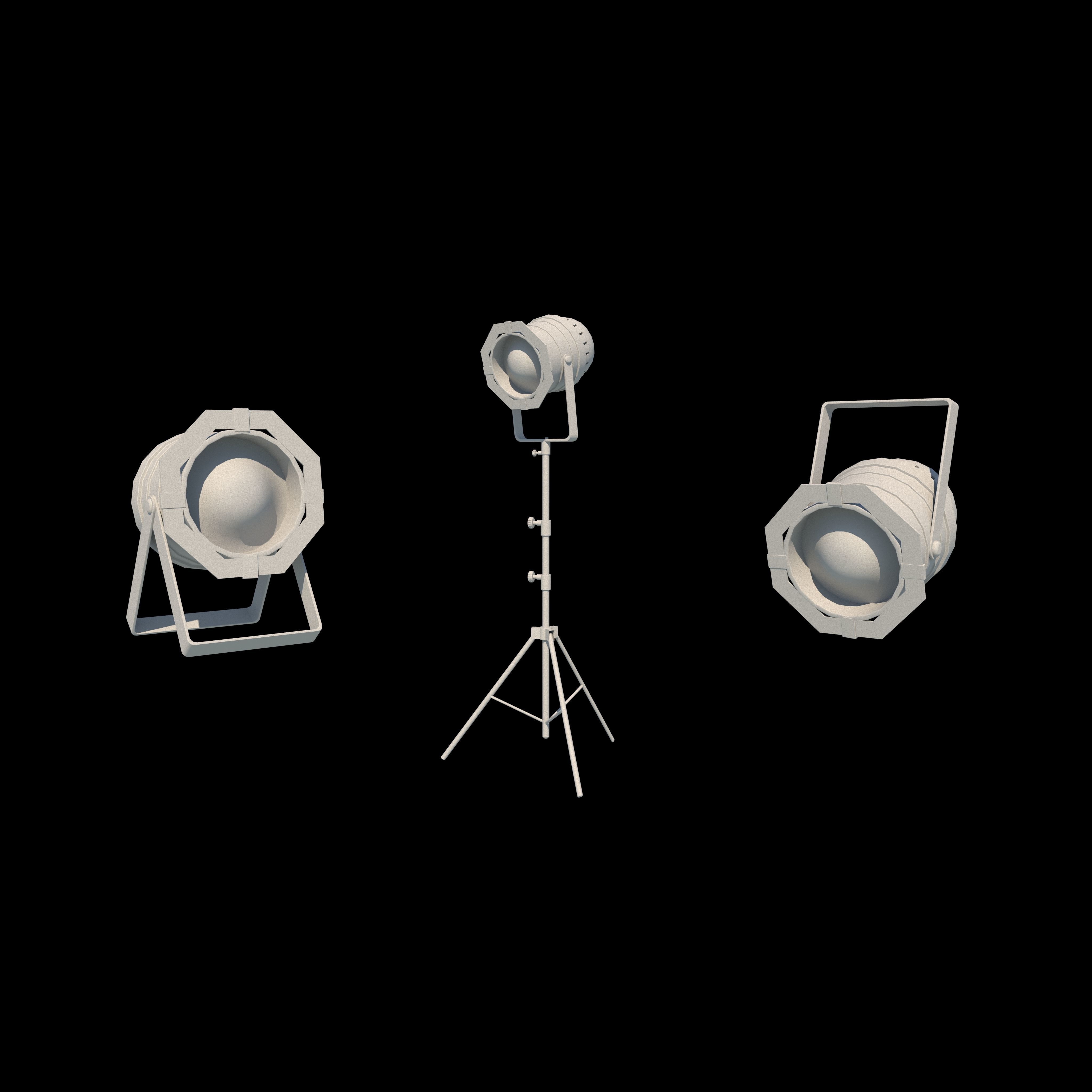 Double Tech Ltd Stage Light 3D model_6