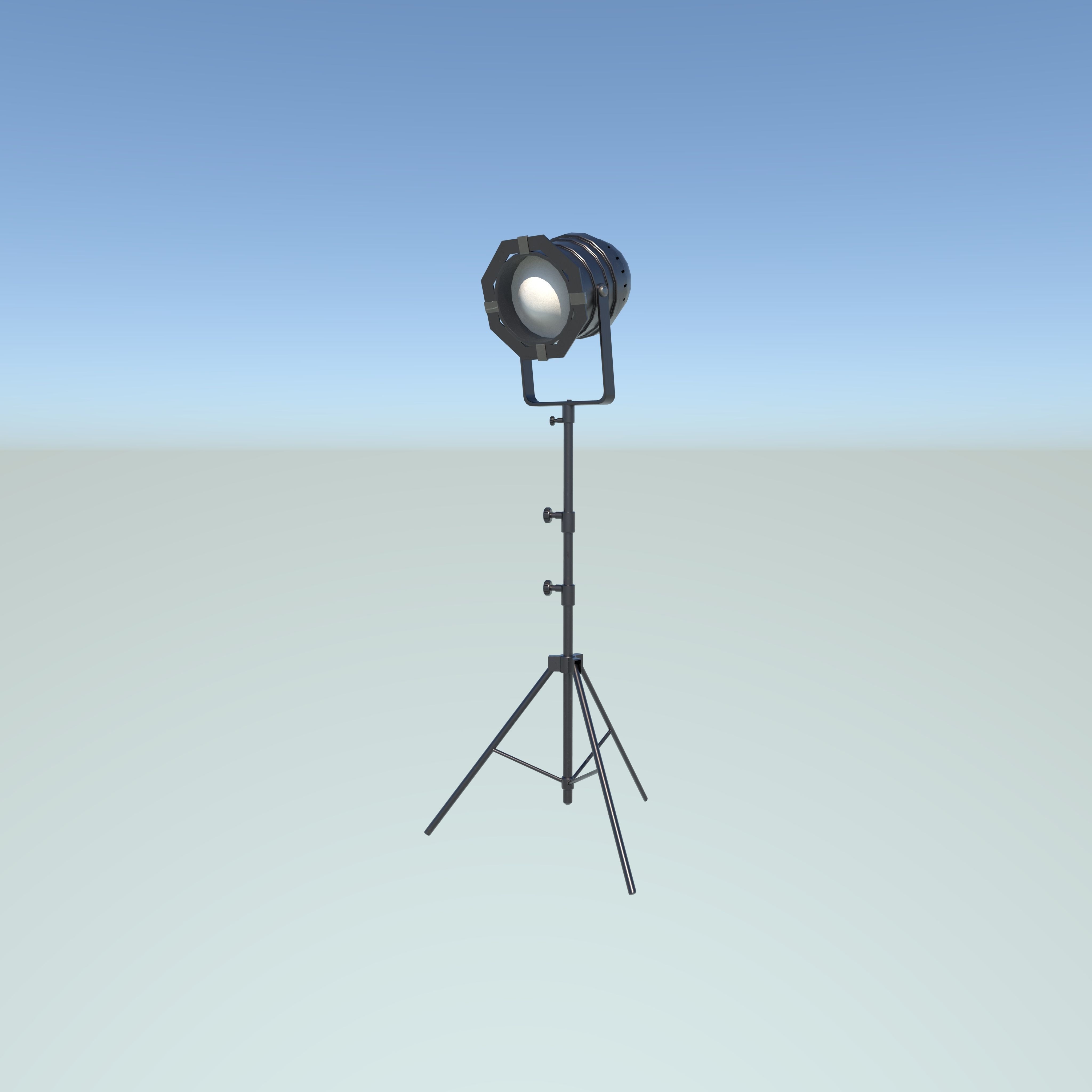 Double Tech Ltd Stage Light 3D model_3