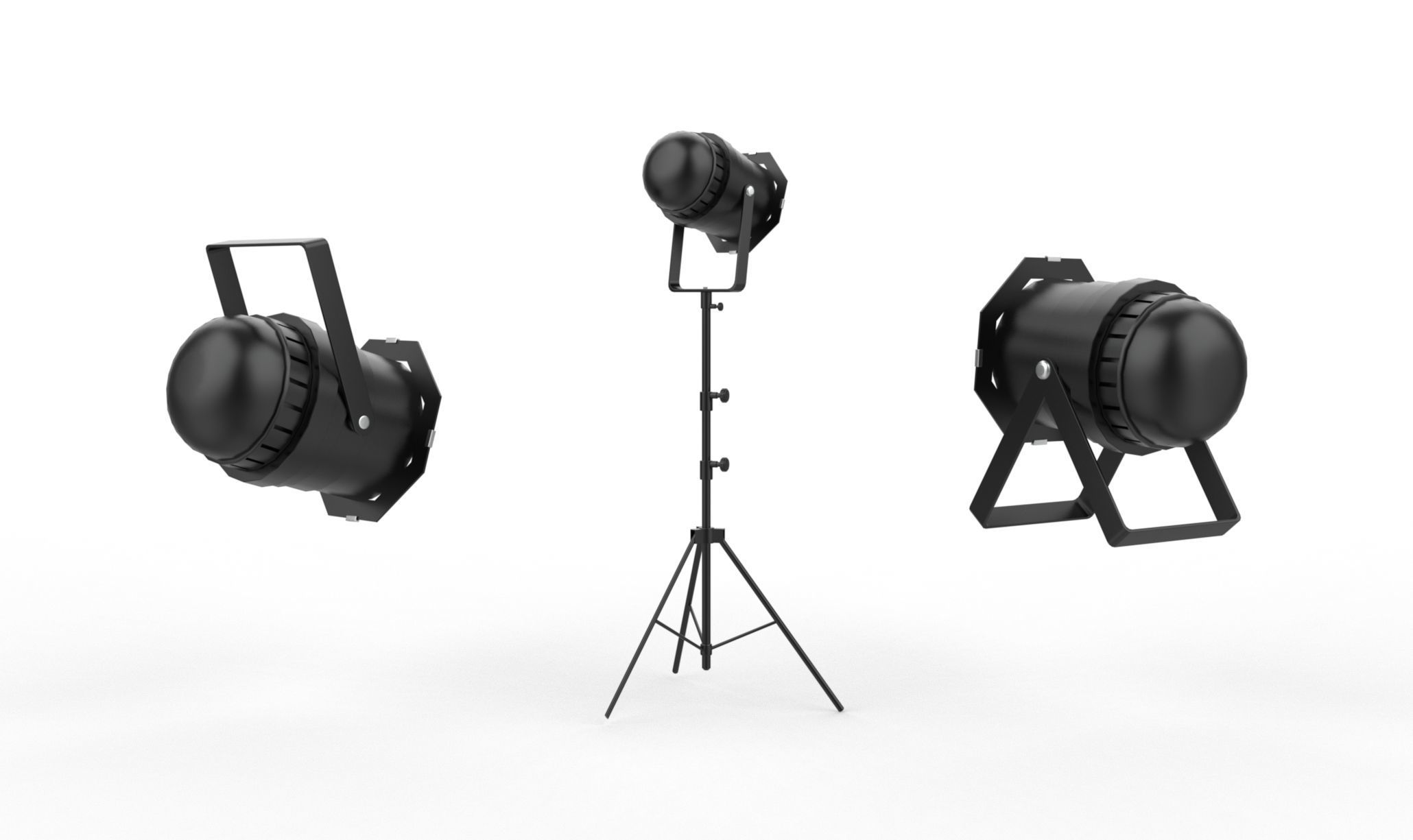 Double Tech Ltd Stage Light 3D model_1
