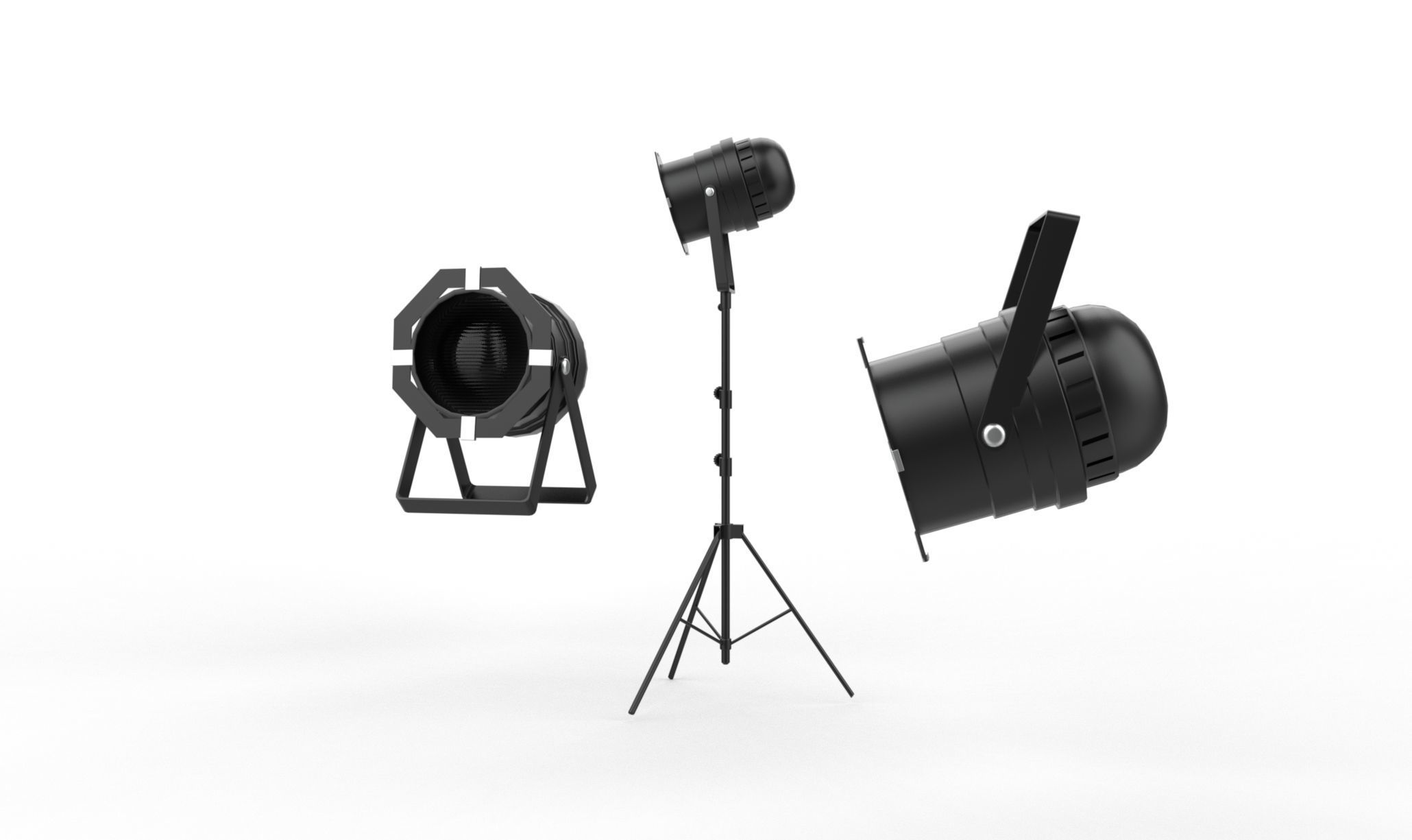 Double Tech Ltd Stage Light 3D model_8