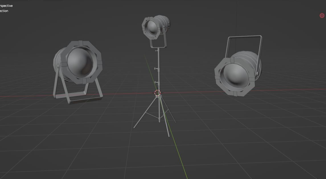 Double Tech Ltd Stage Light 3D model_12