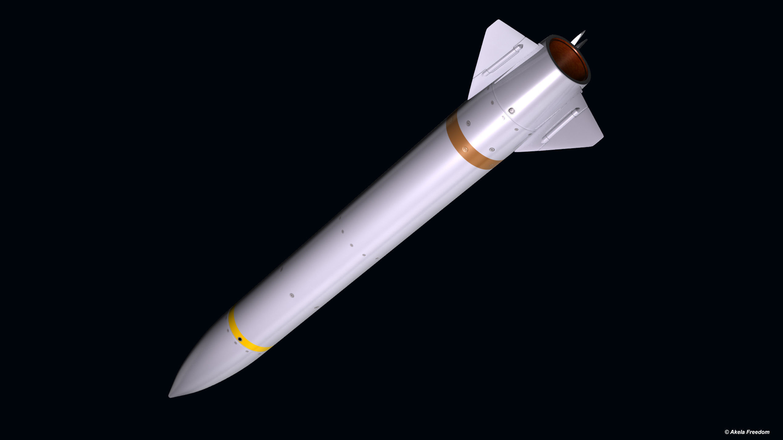 AGM-131 SRAM II 3D model_7