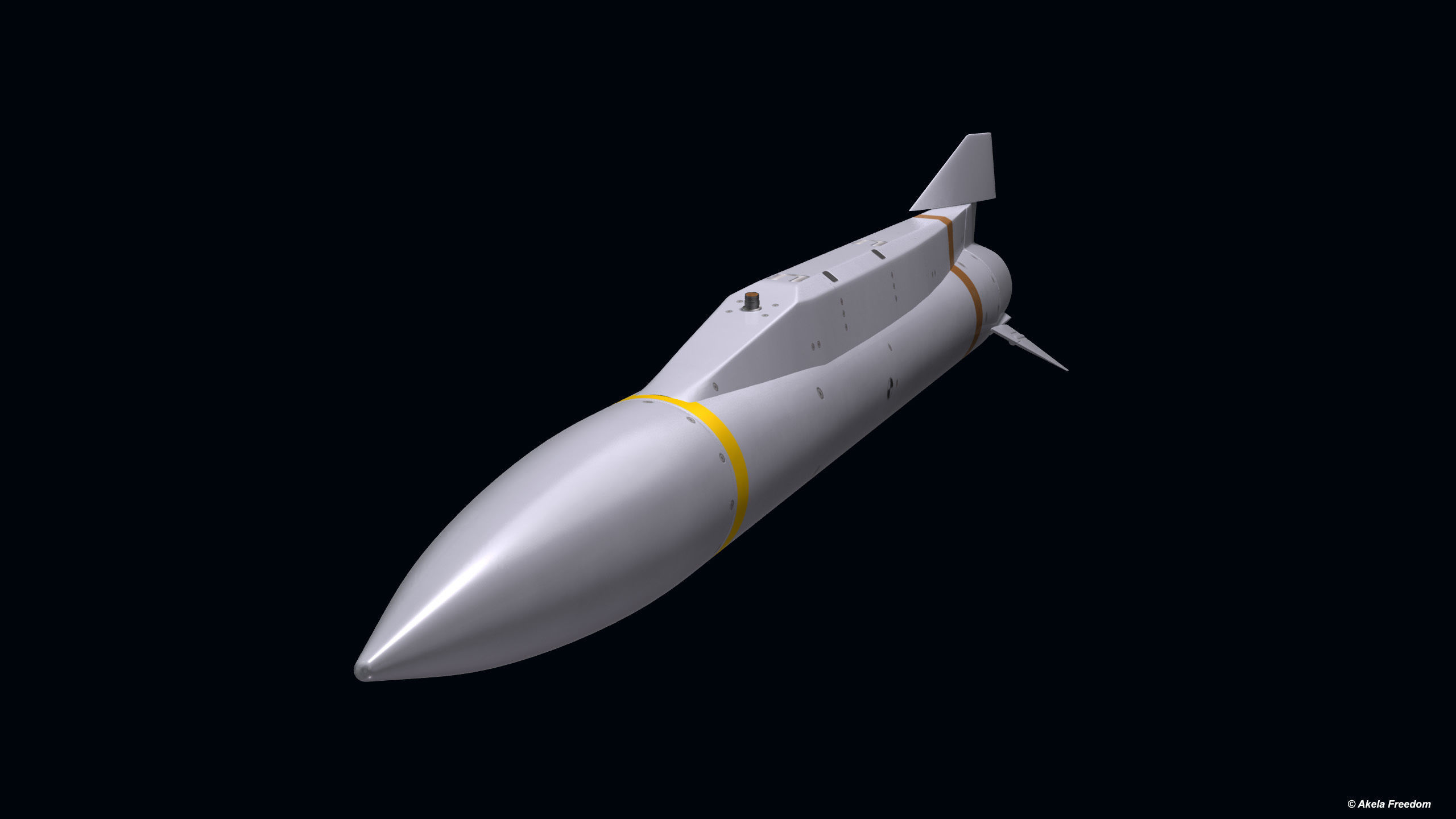 AGM-131 SRAM II 3D model_5