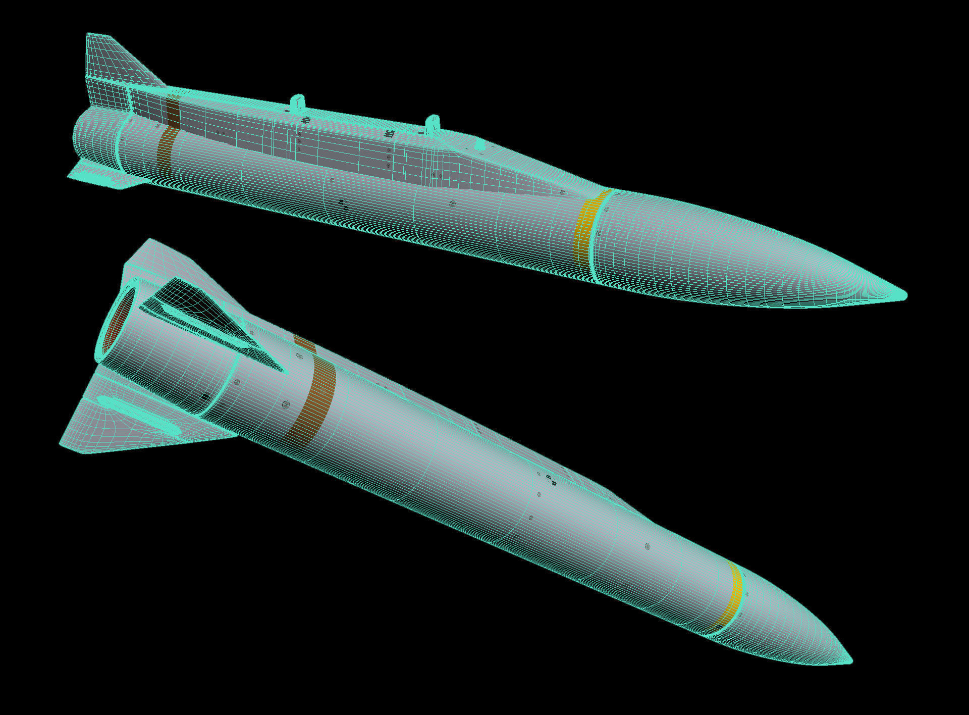 AGM-131 SRAM II 3D model_10