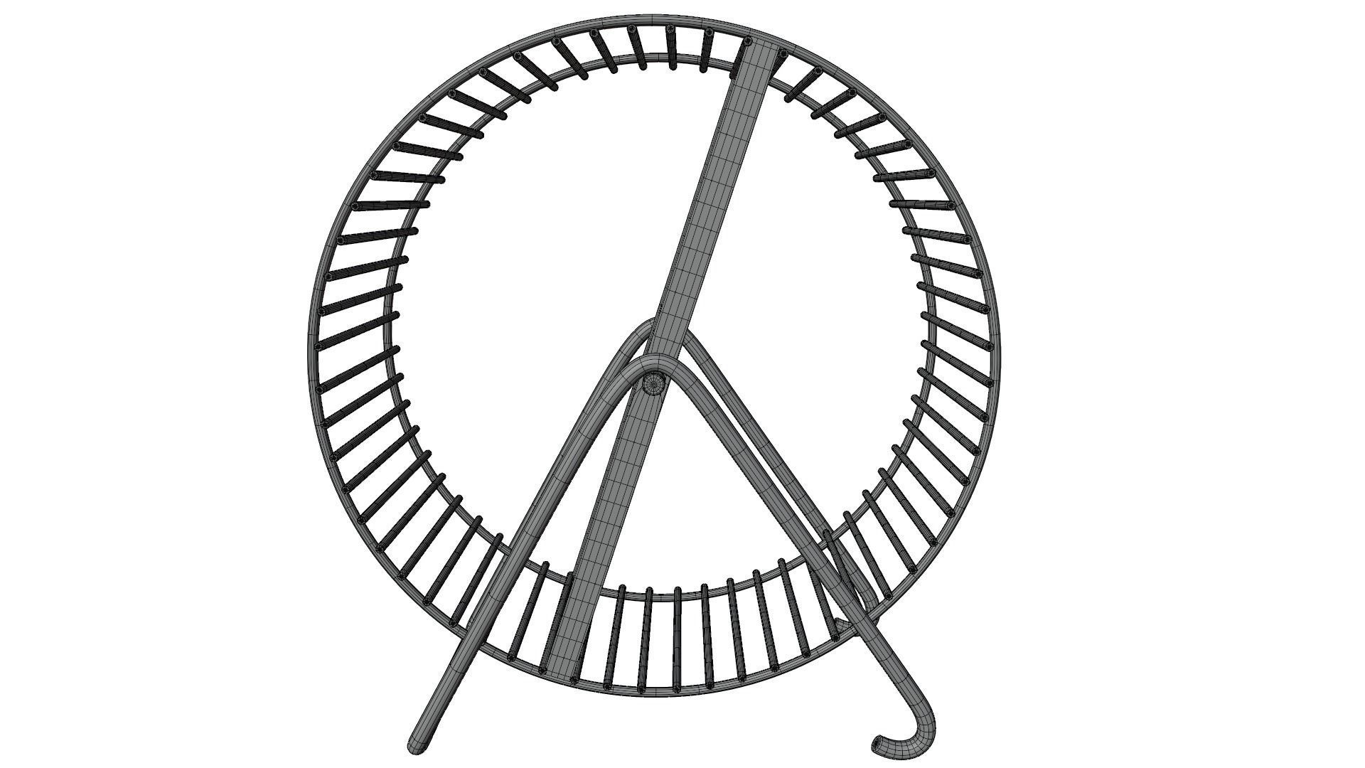 Hamster Wheel 3D model_14