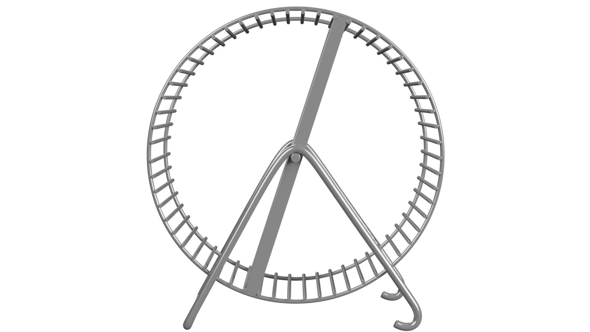 Hamster Wheel 3D model_5