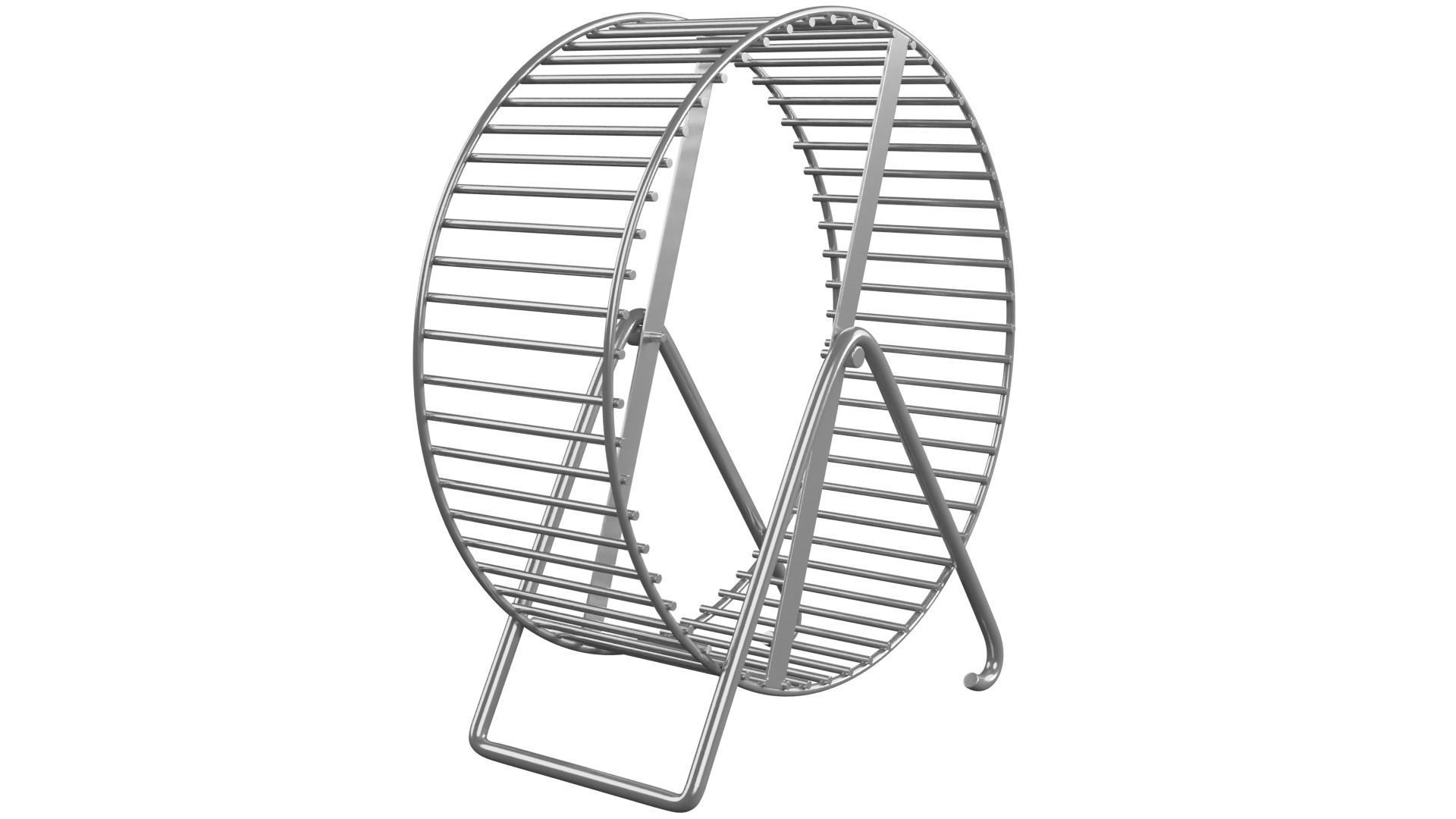 Hamster Wheel 3D model_4