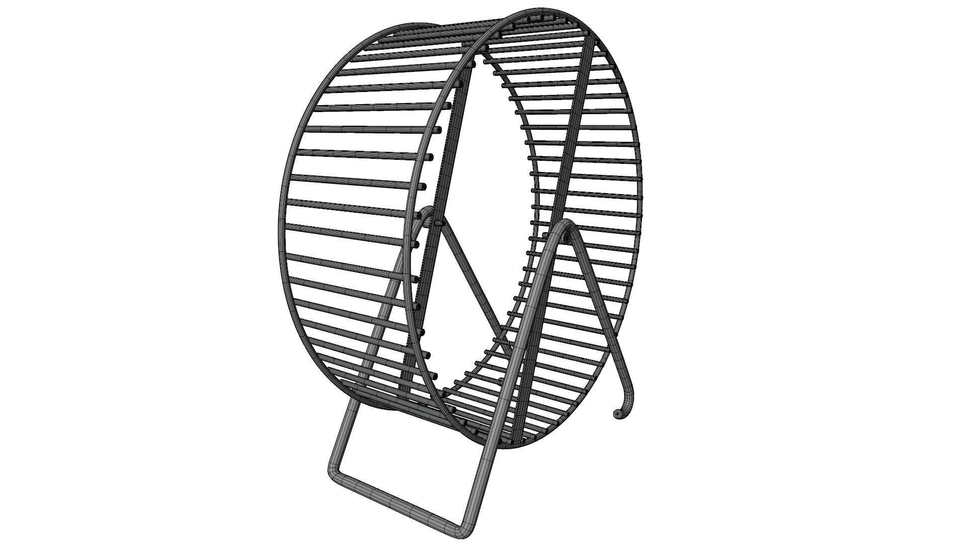 Hamster Wheel 3D model_13