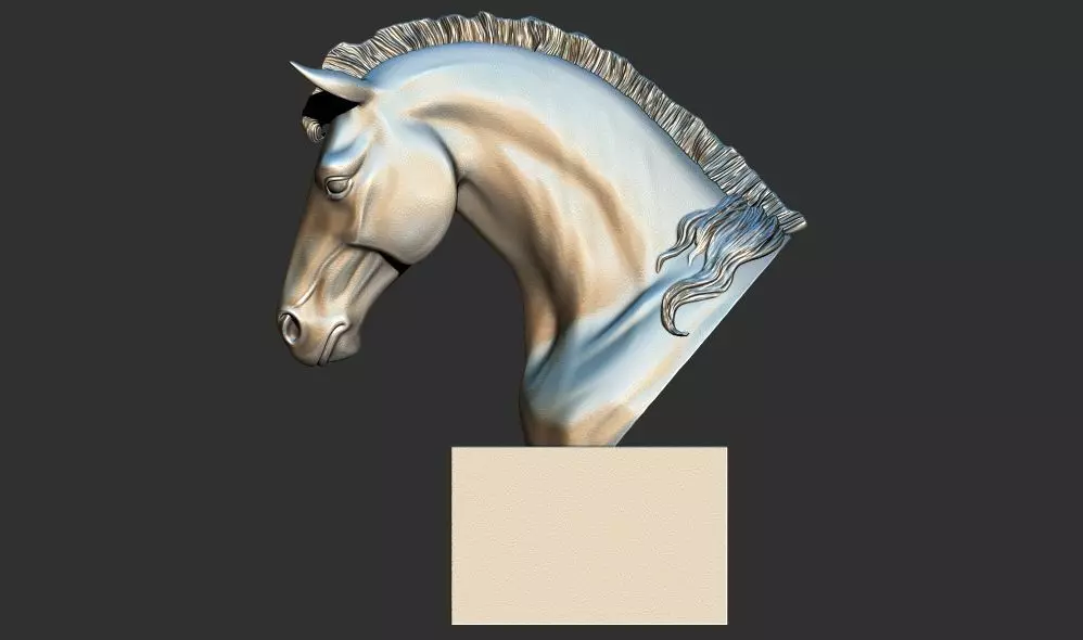 Head Horse Bust 3D print model 3D print model