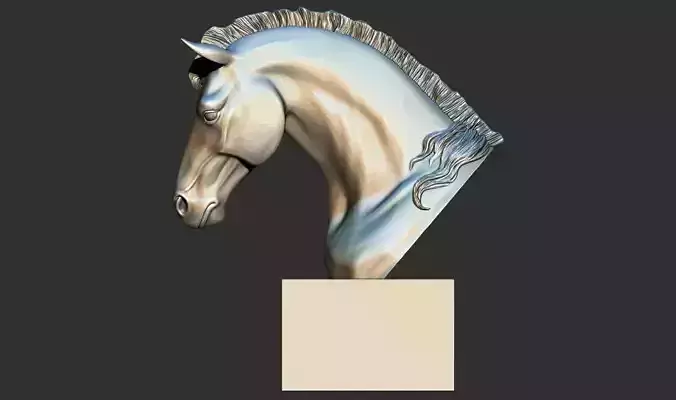 Head Horse Bust 3D print model