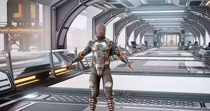 Jax Sci Fi Character 