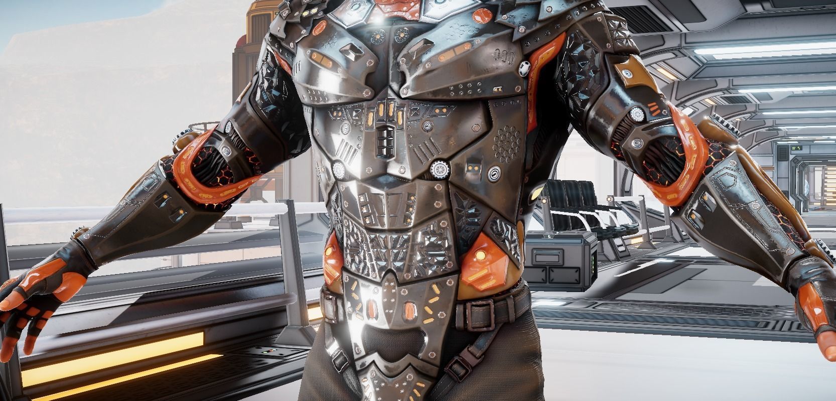 Jax Sci Fi Character  3D model_3