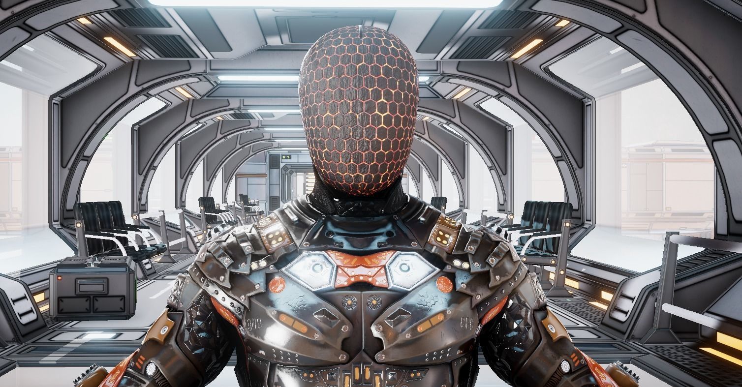 Jax Sci Fi Character  3D model_9