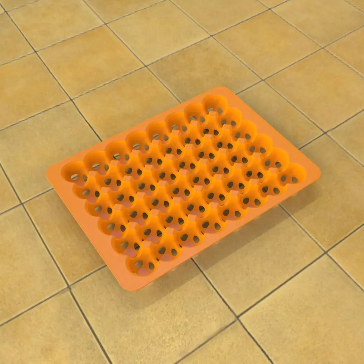 Egg Tray 3D print model_0