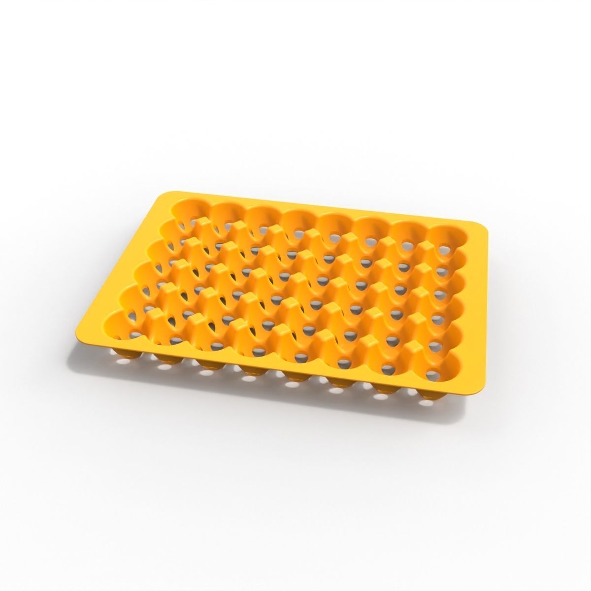 Egg Tray 3D print model_9