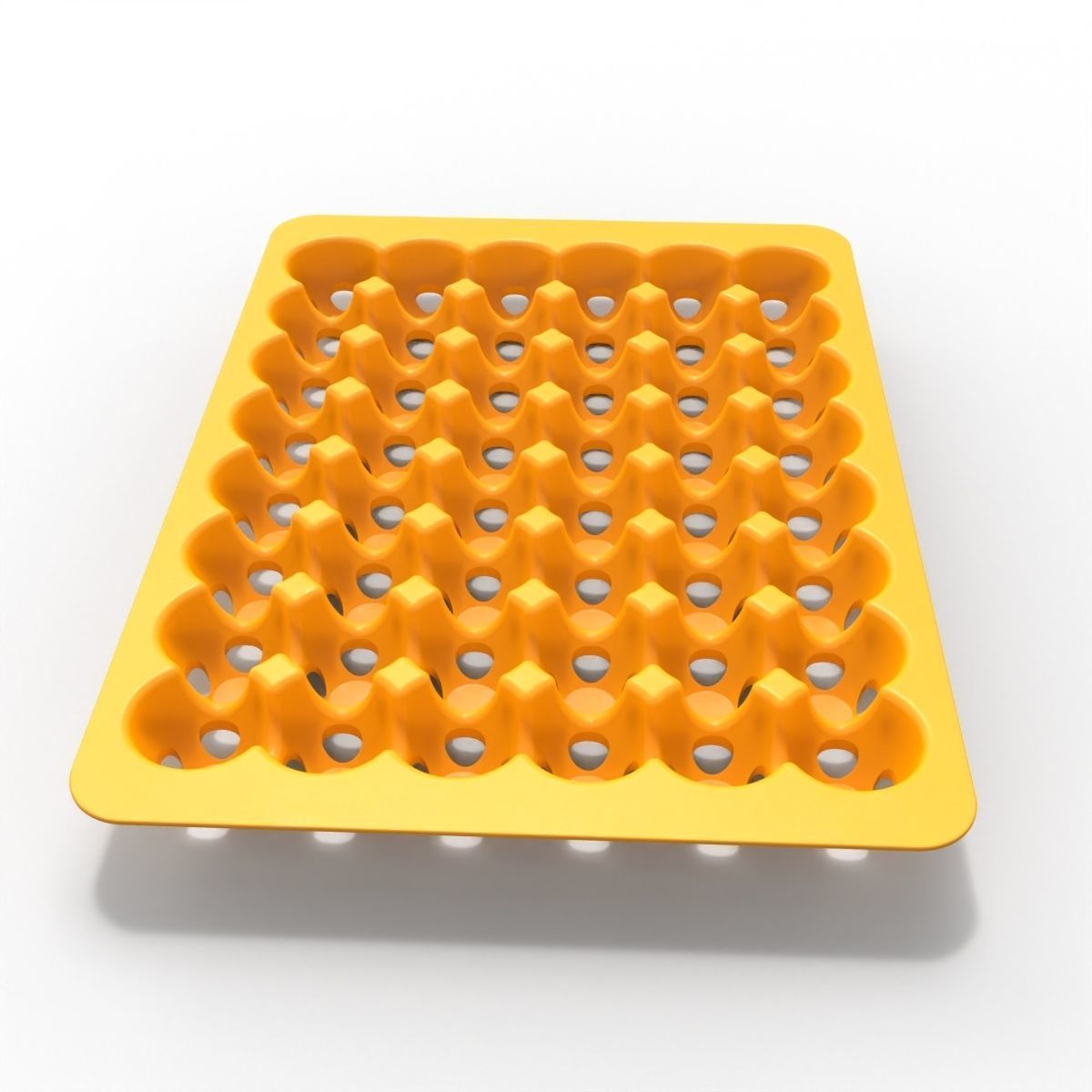 Egg Tray 3D print model_4