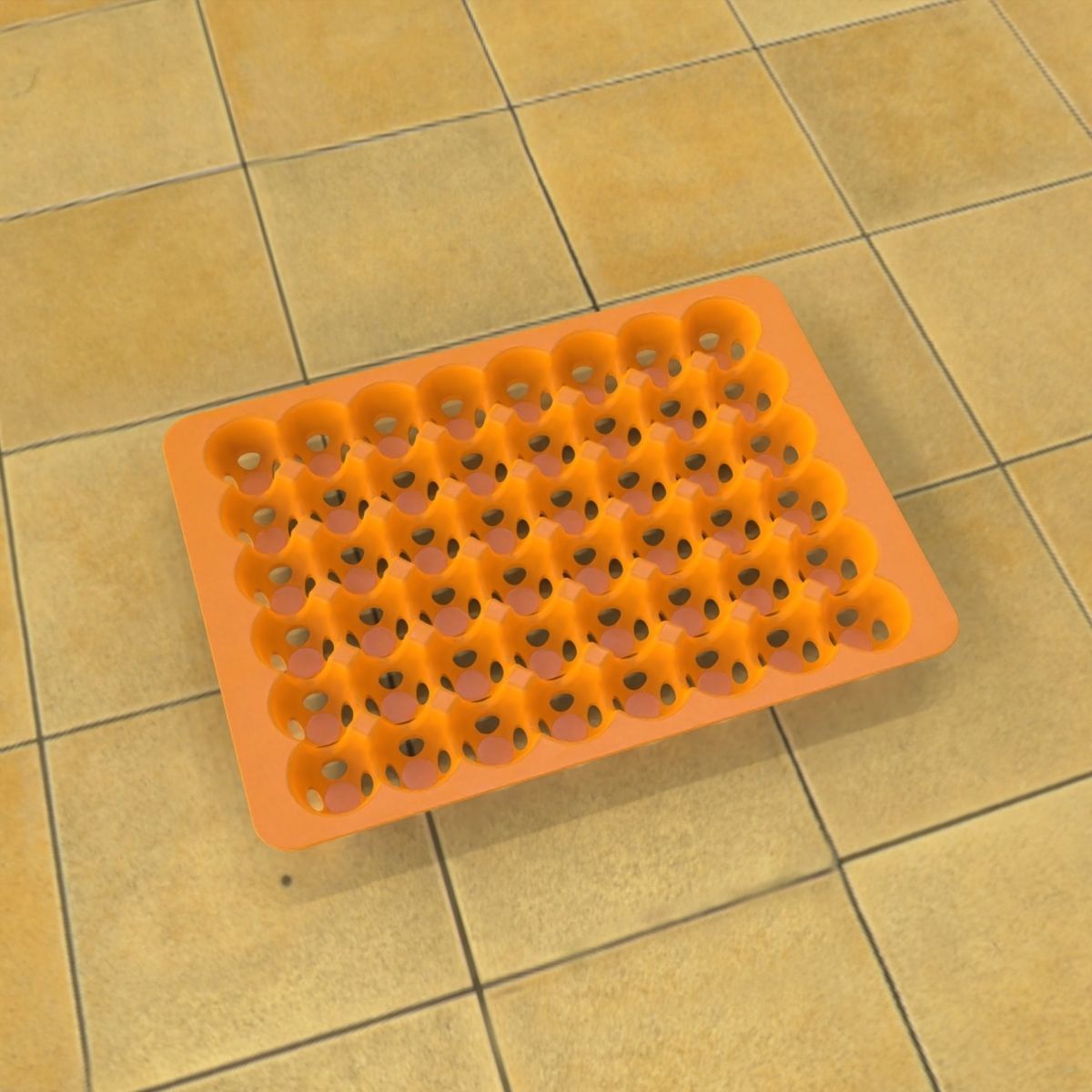 Egg Tray 3D print model_1