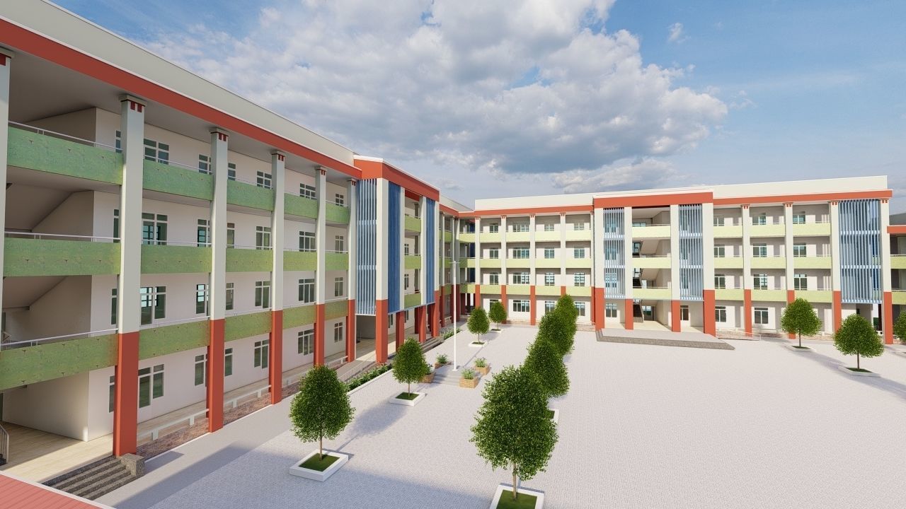 School-University- High School 3D model_5