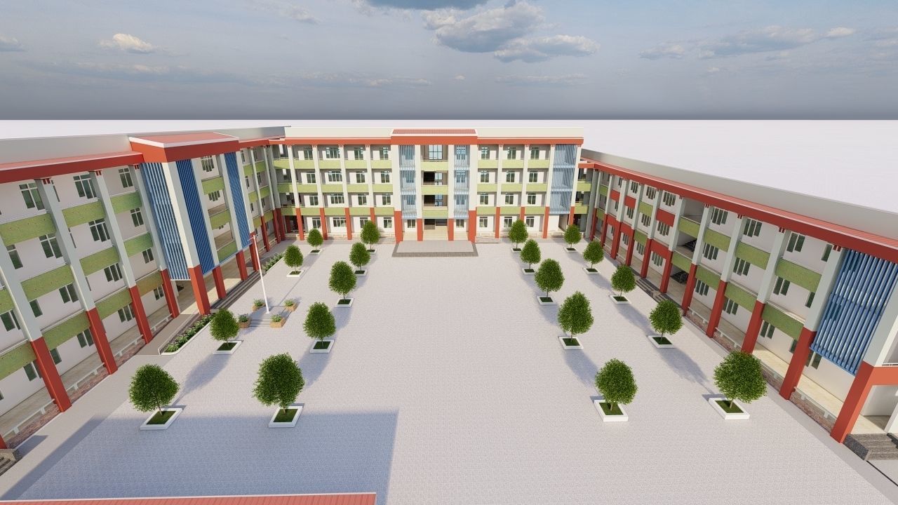 School-University- High School 3D model_9
