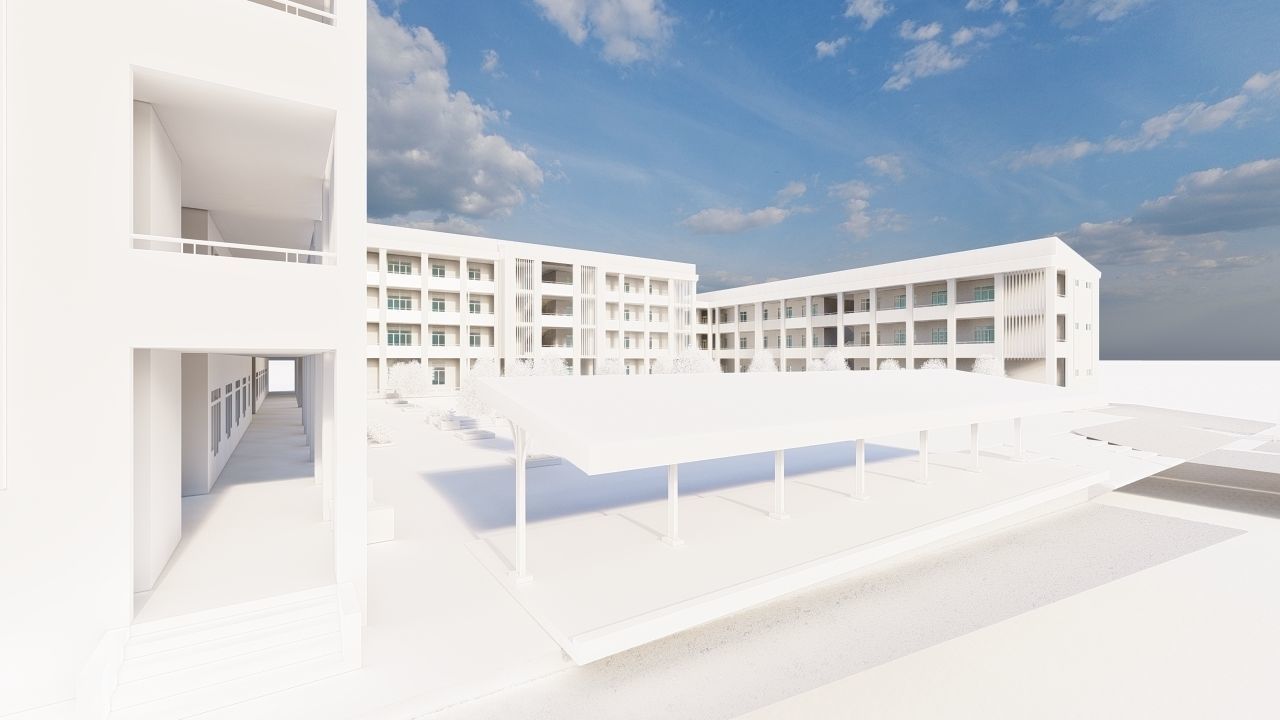 School-University- High School 3D model_13